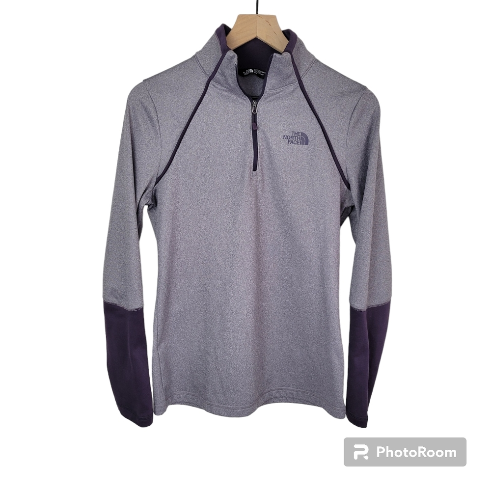 North Face | Purple Quarter Zip Pullover Womens Medium